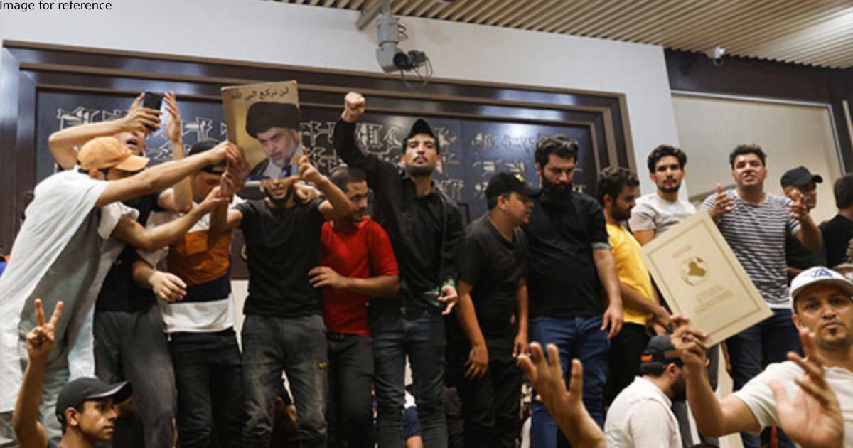 Protesters storm Iraqi Parliament in support of cleric Moqtada al-Sadr